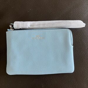 Coach Powder Blue Wristlet